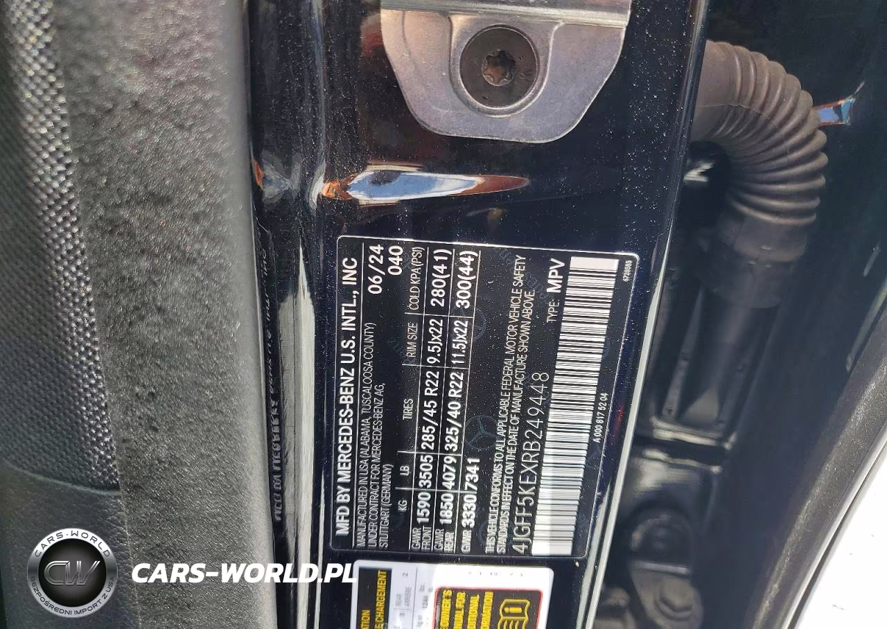 2024 Mercedes-Benz Gls 450 4Matic VIN:4JGFF5KEXRB249448 - 14