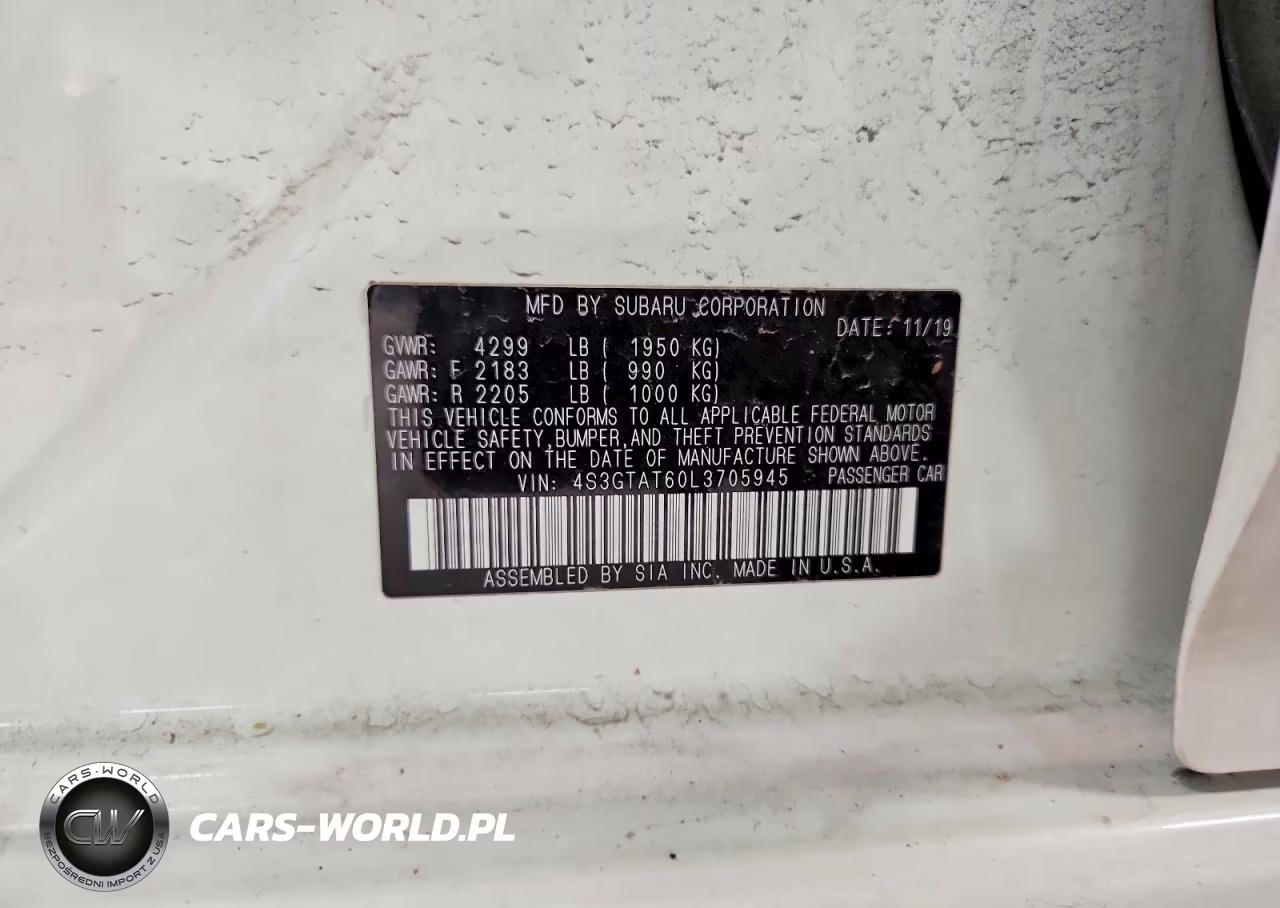 2020 Subaru Impreza Limited VIN:4S3GTAT60L3705945 - 14