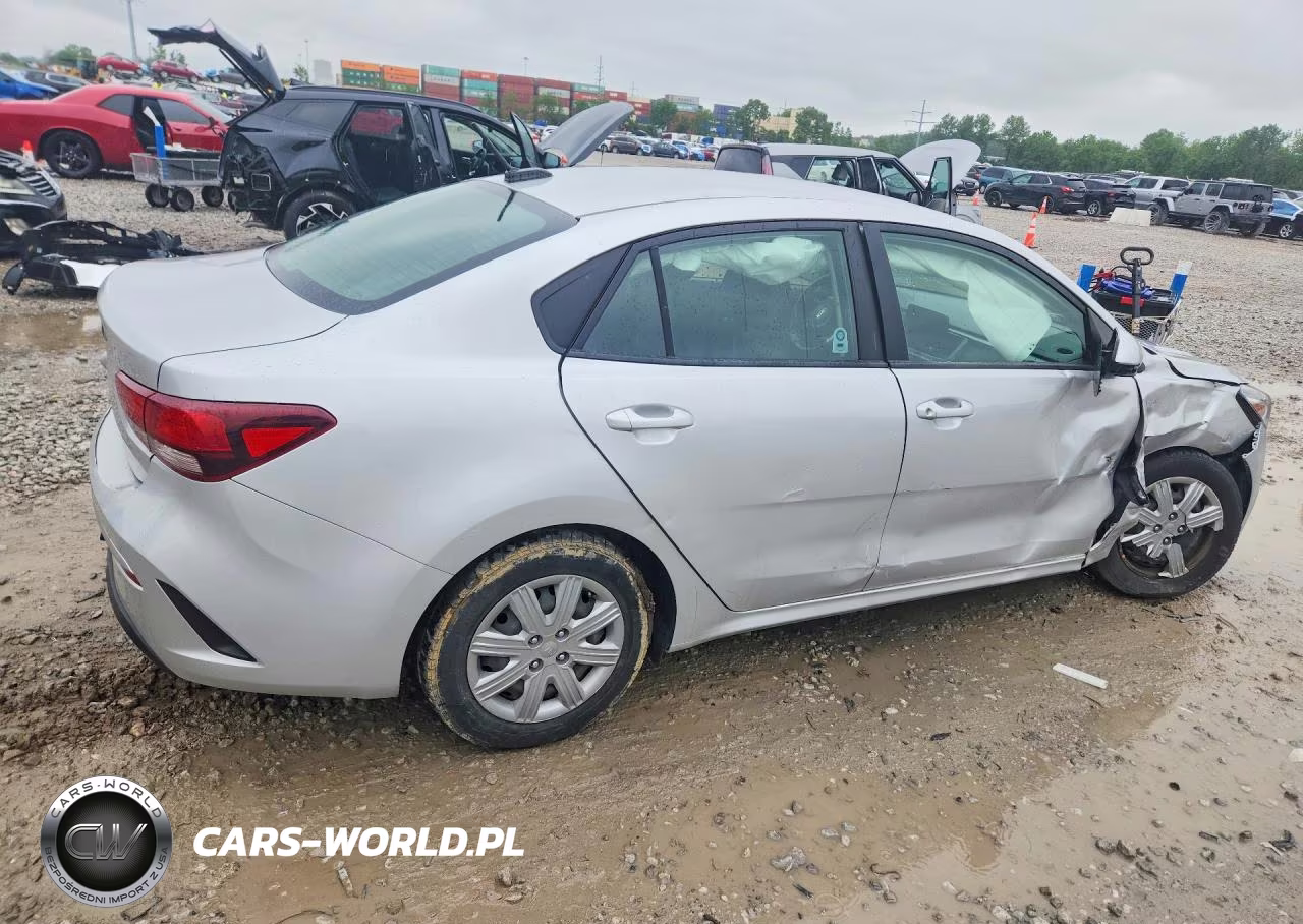 2021 Kia Rio Lx VIN:3KPA24AD4ME382294 - 3