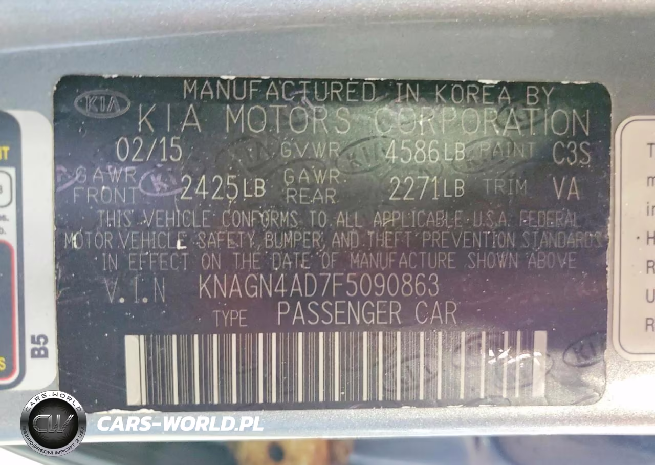 2015 Kia Optima Hybrid VIN:KNAGN4AD7F5090863 - 12
