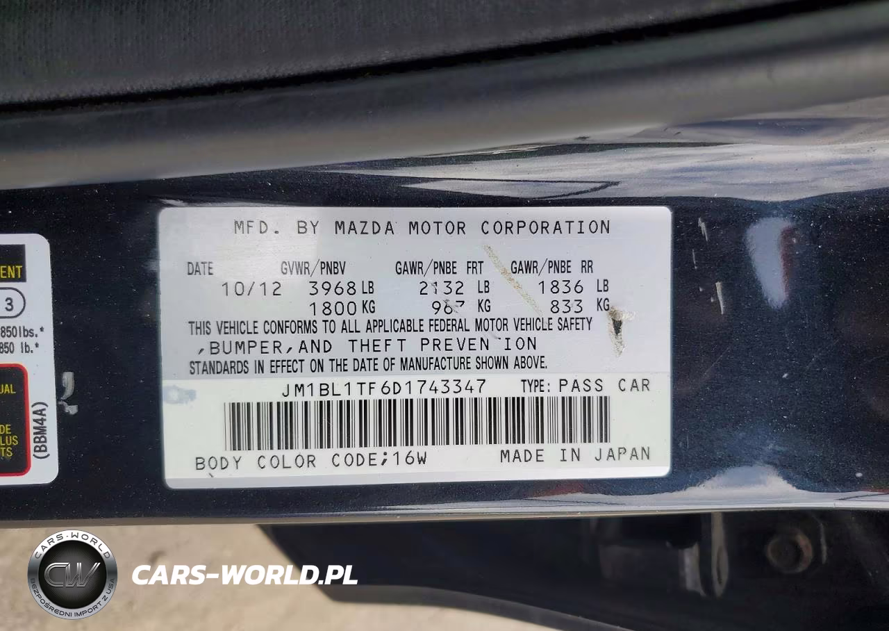 2013 Mazda 3 I VIN:JM1BL1TF6D1743347 - 12
