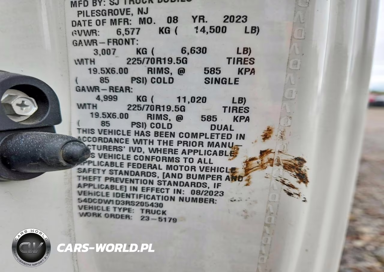 2024 Chevrolet 4500Hg Dump Truck VIN:54DCDW1D3RS205430 - 14