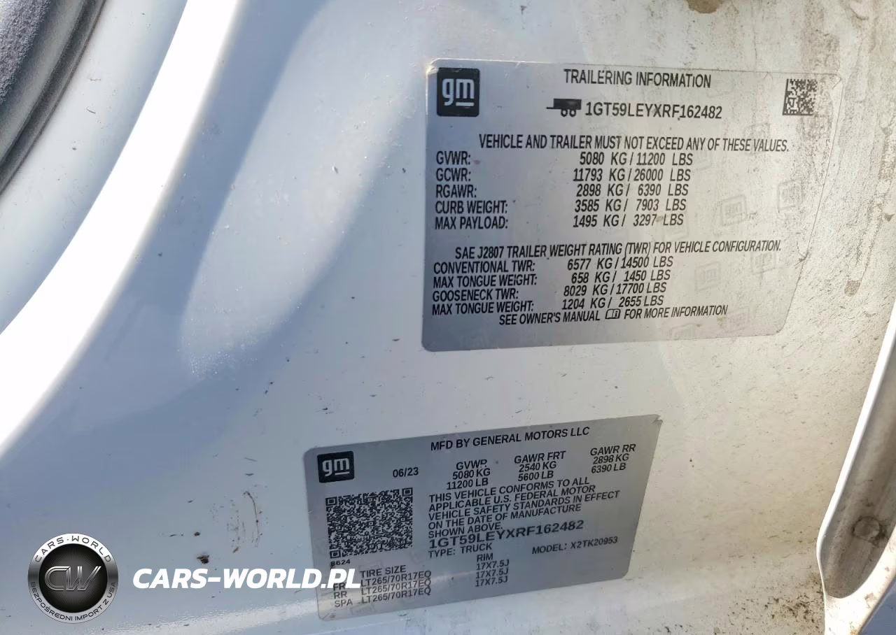 2024 GMC Sierra K2500 Heavy Duty VIN:1GT59LEYXRF162482 - 13