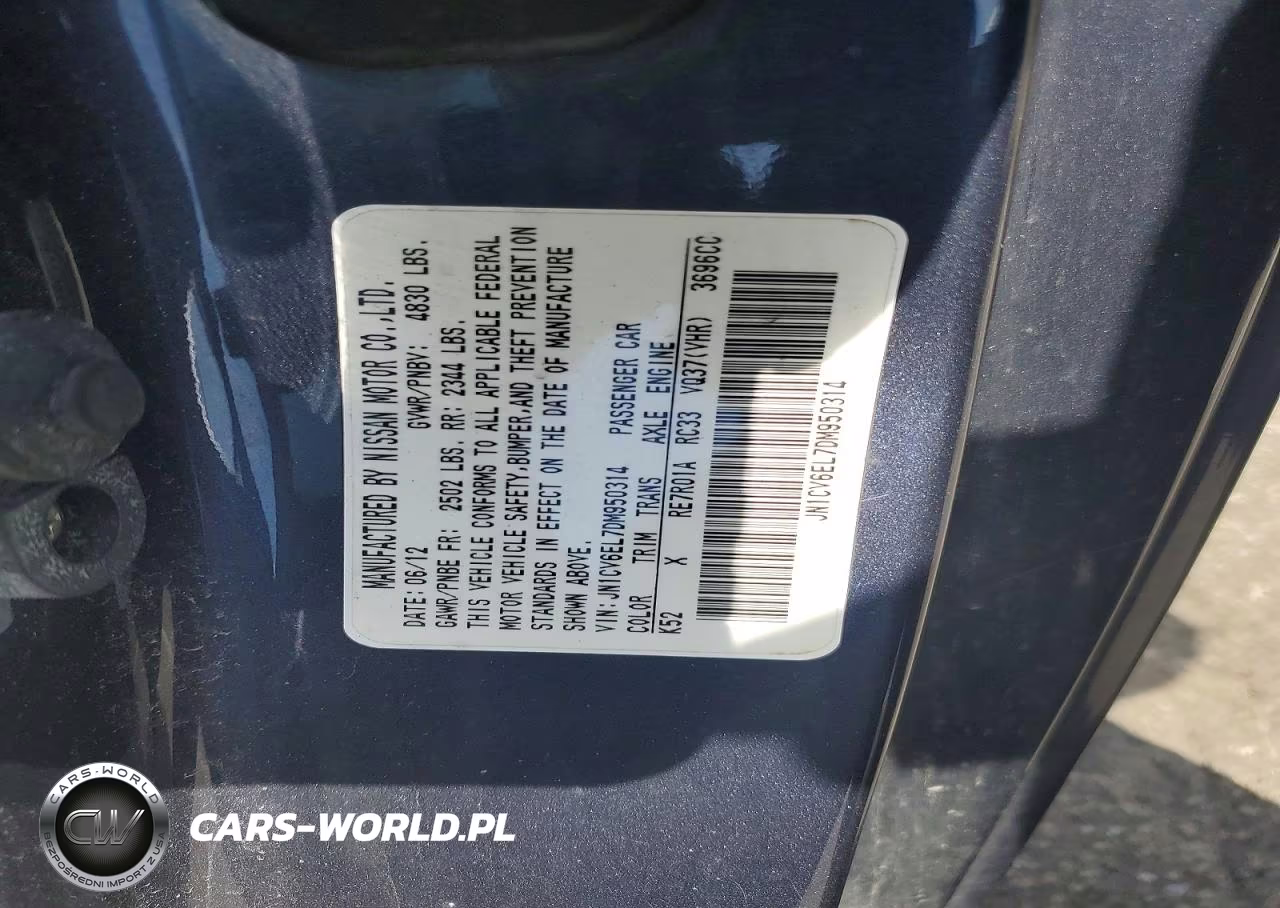 2013 Infiniti G37 Coupe X VIN:JN1CV6EL7DM950314 - 12