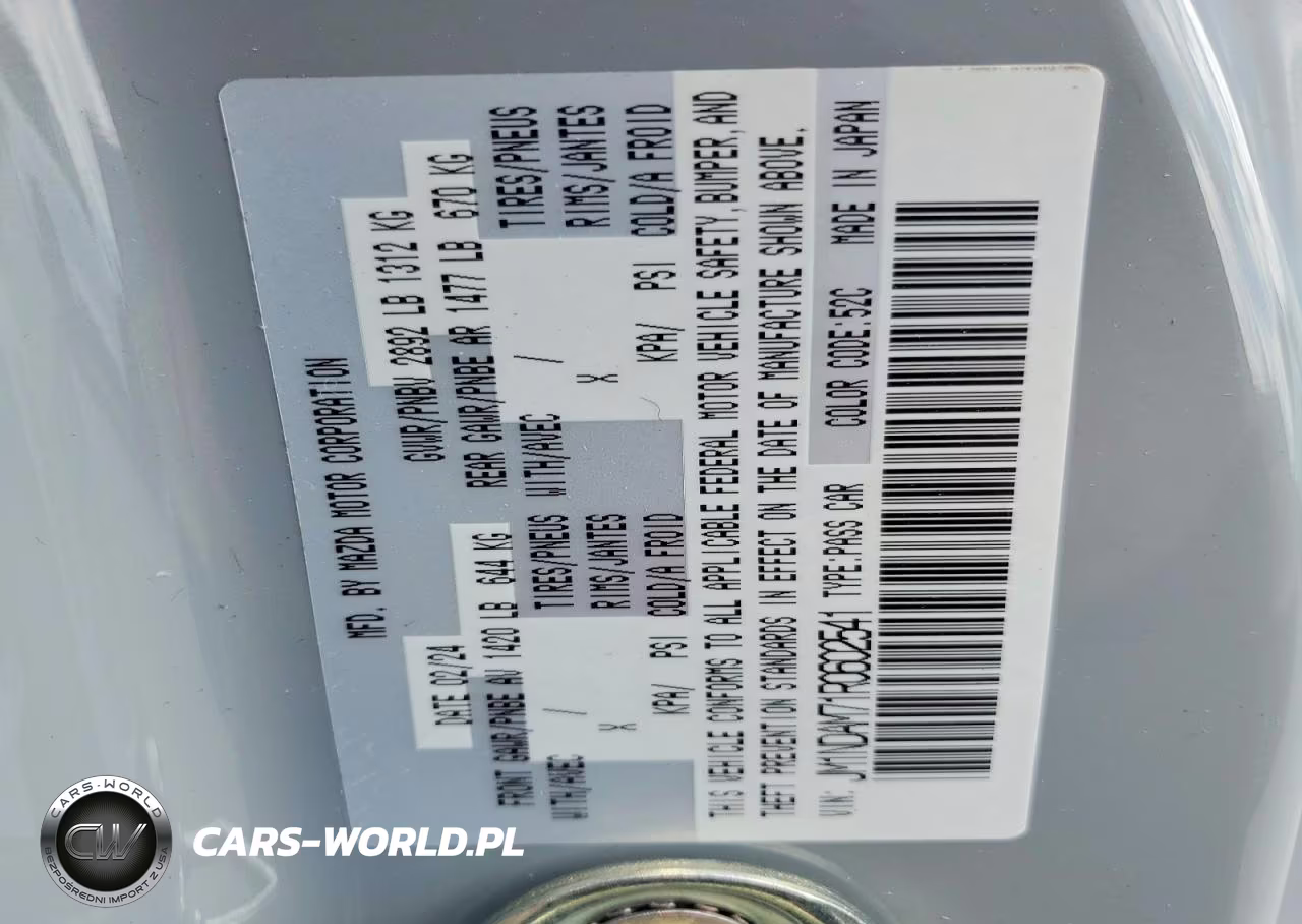 2024 Mazda Mx-5 Miata Grand Touring VIN:JM1NDAM71R0602541 - 12