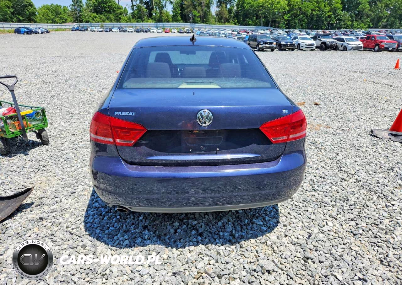 2012 Volkswagen Passat Se VIN:1VWBH7A3XCC027094 - 6