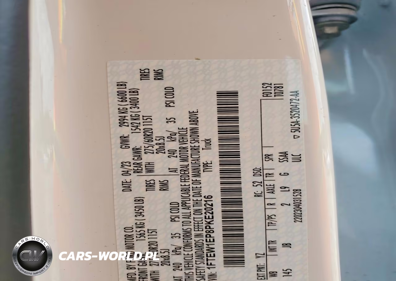 2023 Ford 150 VIN:1FTEW1EP8PKE20216 - 12