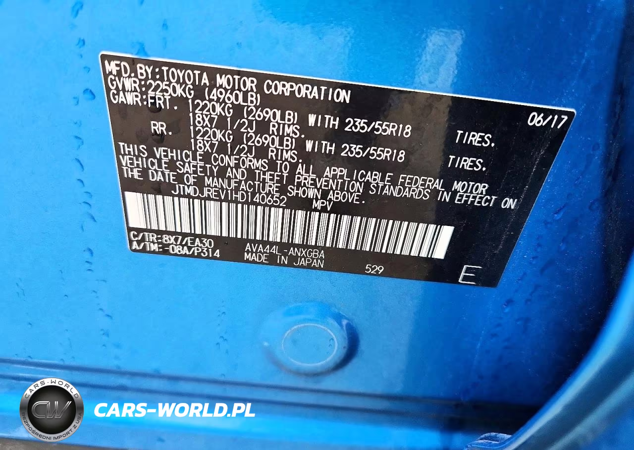 2017 Toyota Rav4 Hv Limited VIN:JTMDJREV1HD140652 - 13