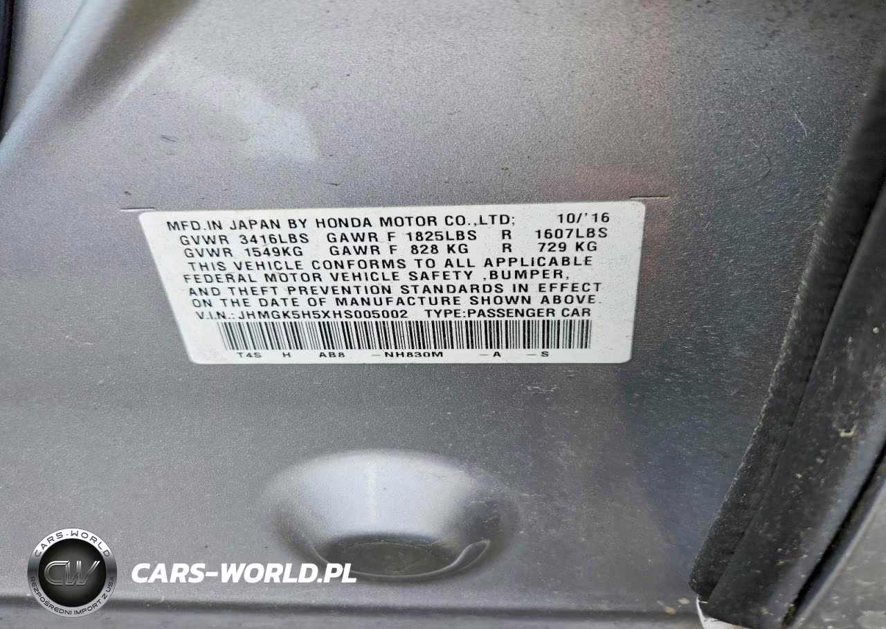 2017 Honda Fit Lx VIN:JHMGK5H5XHS005002 - 12