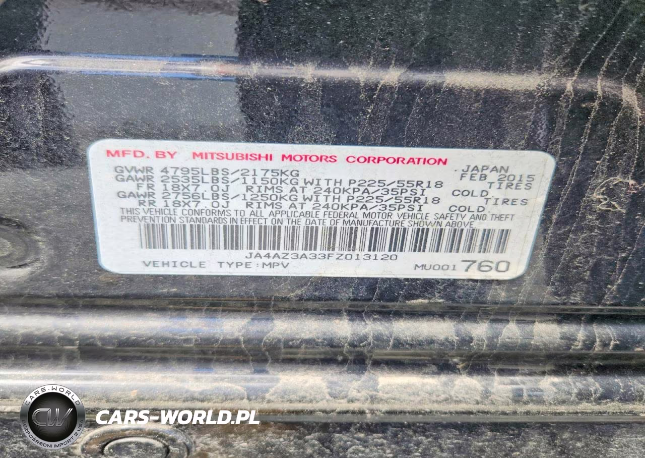 2015 Mitsubishi Outlander Se VIN:JA4AZ3A33FZ013120 - 14