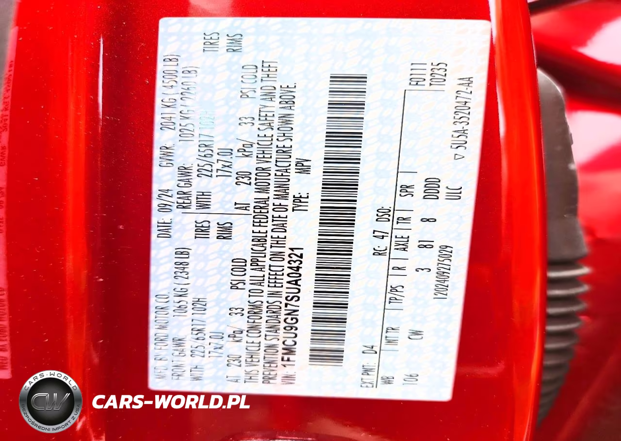 2025 Ford Escape Active VIN:1FMCU9GN7SUA04321 - 13