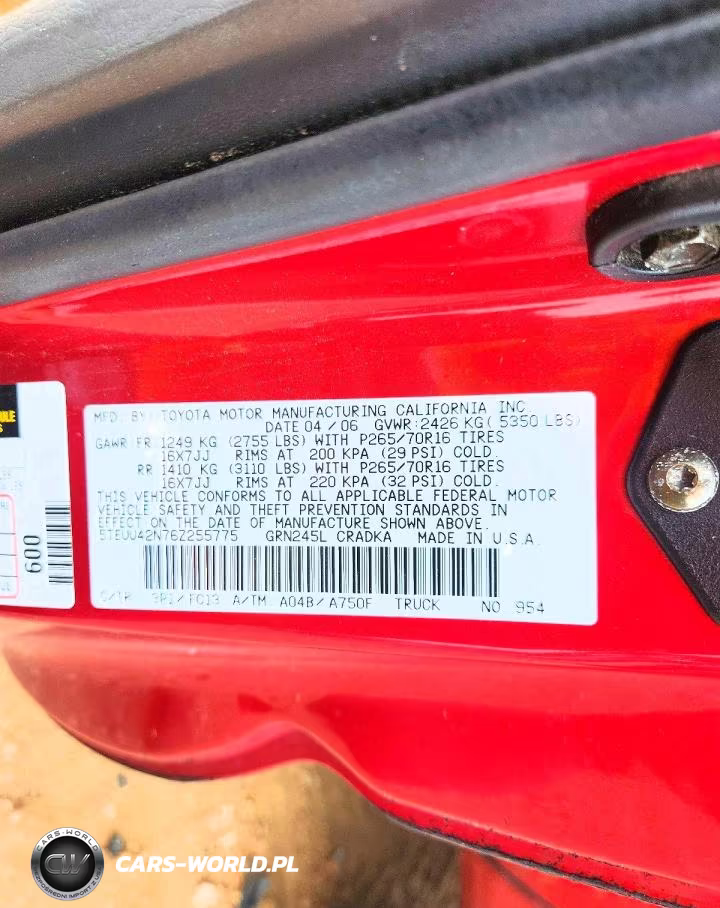 2006 Toyota Tacoma Access Cab VIN:5TEUU42N76Z255775 - 13