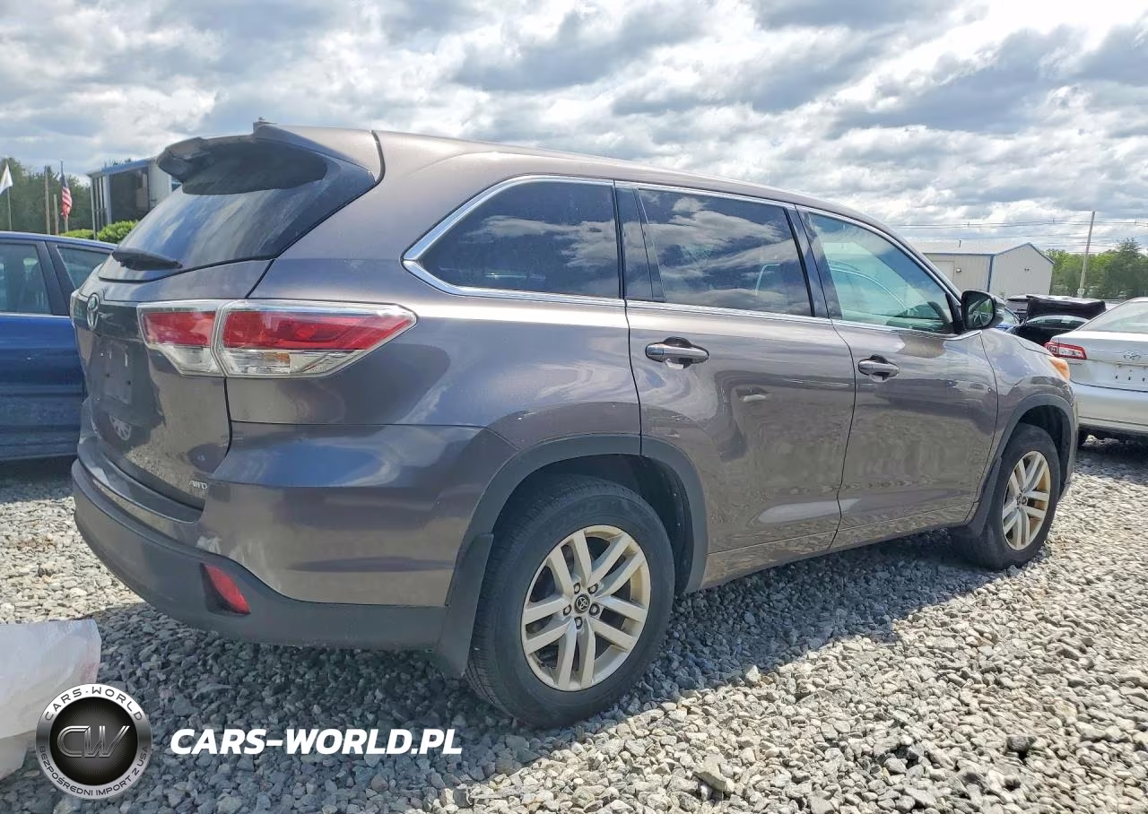 2016 Toyota Highlander Le VIN:5TDBKRFH3GS271405 - 3