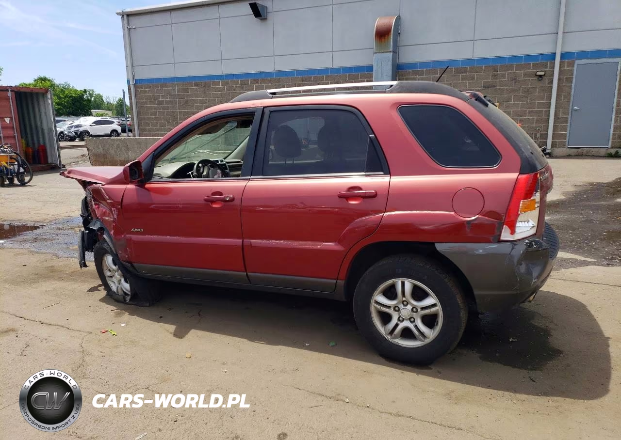 2007 Kia Sportage Lx VIN:KNDJE723877302496 - 2