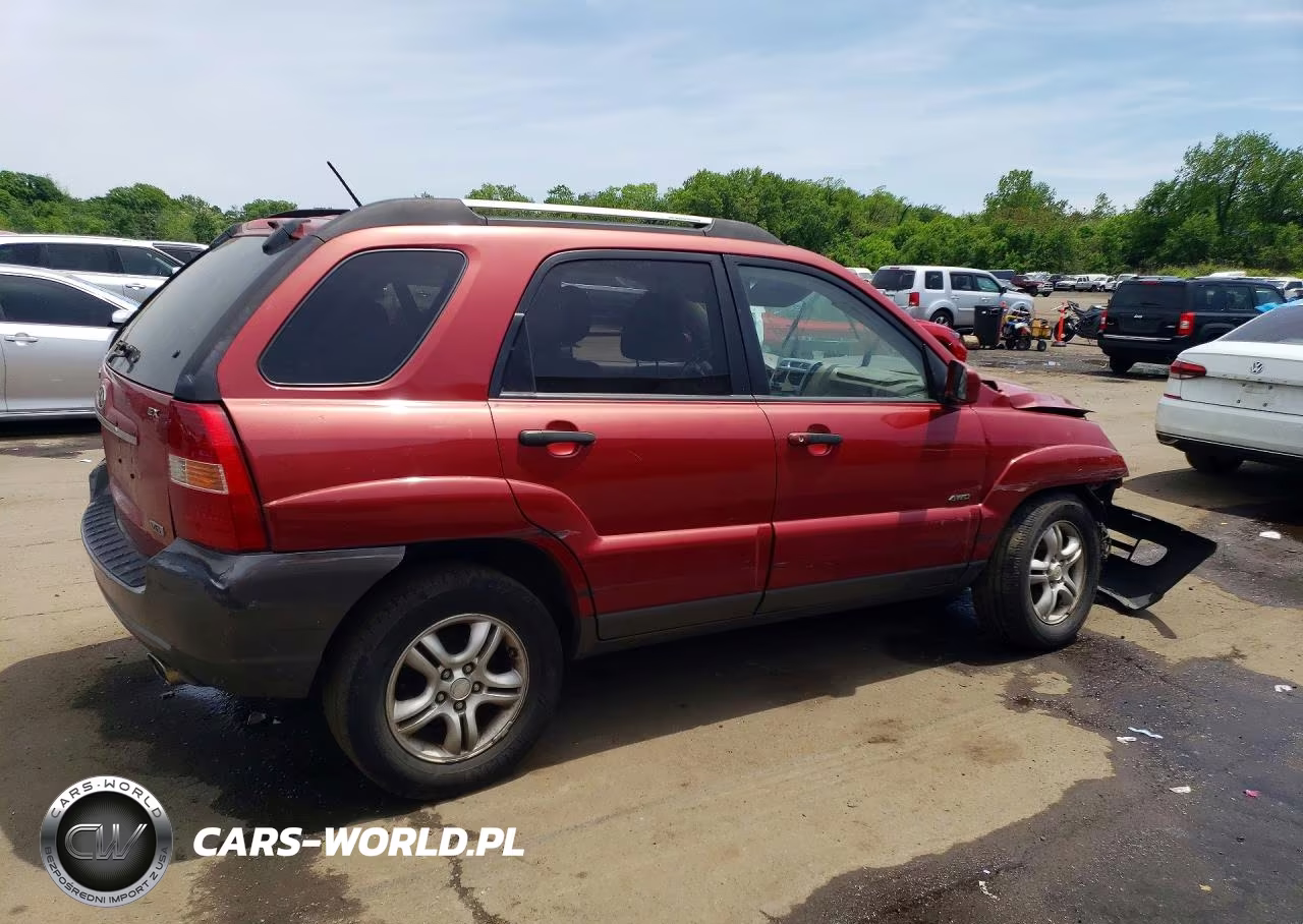 2007 Kia Sportage Lx VIN:KNDJE723877302496 - 3