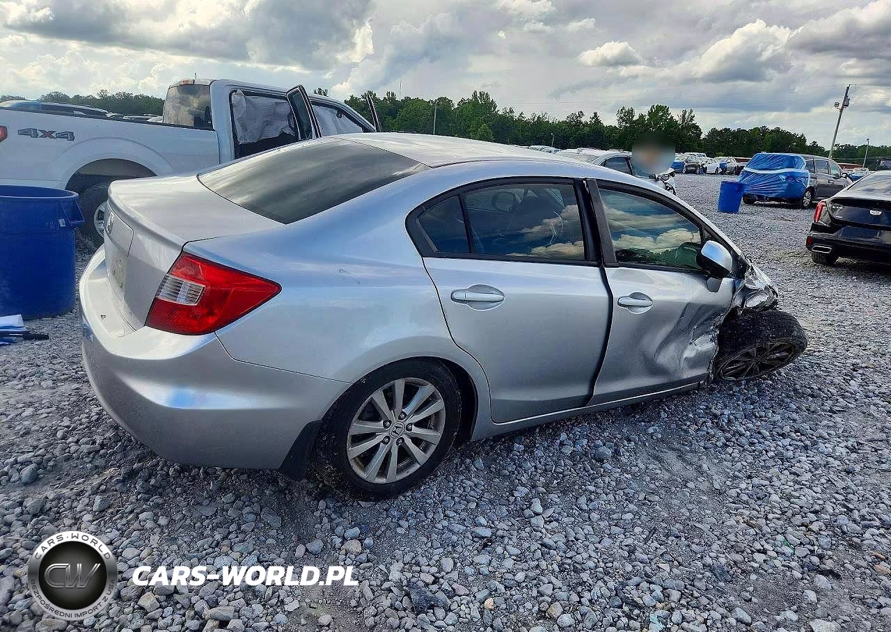 2012 Honda Civic Exl VIN:19XFB2F99CE016540 - 3