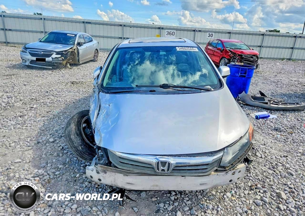 2012 Honda Civic Exl VIN:19XFB2F99CE016540 - 5