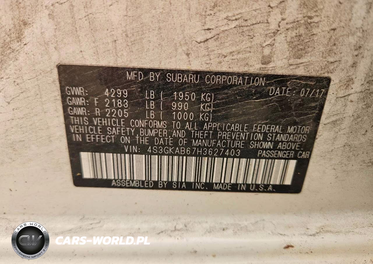 2017 Subaru Impreza Premium VIN:4S3GKAB67H3627403 - 12