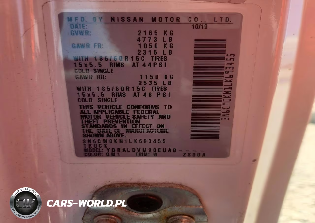 2020 Nissan Nv200 S VIN:3N6CM0KN1LK693455 - 13