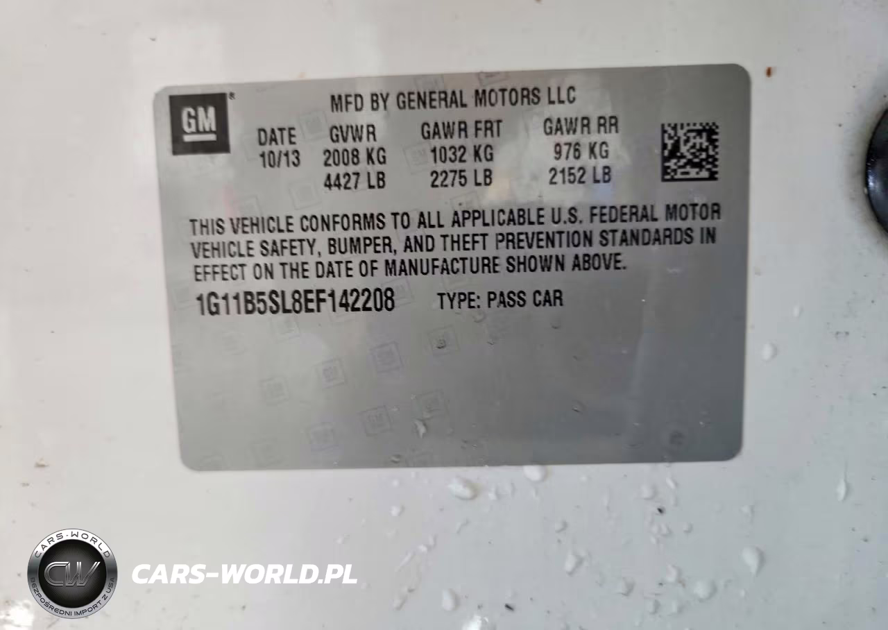 2014 Chevrolet Malibu Ls VIN:1G11B5SL8EF142208 - 12