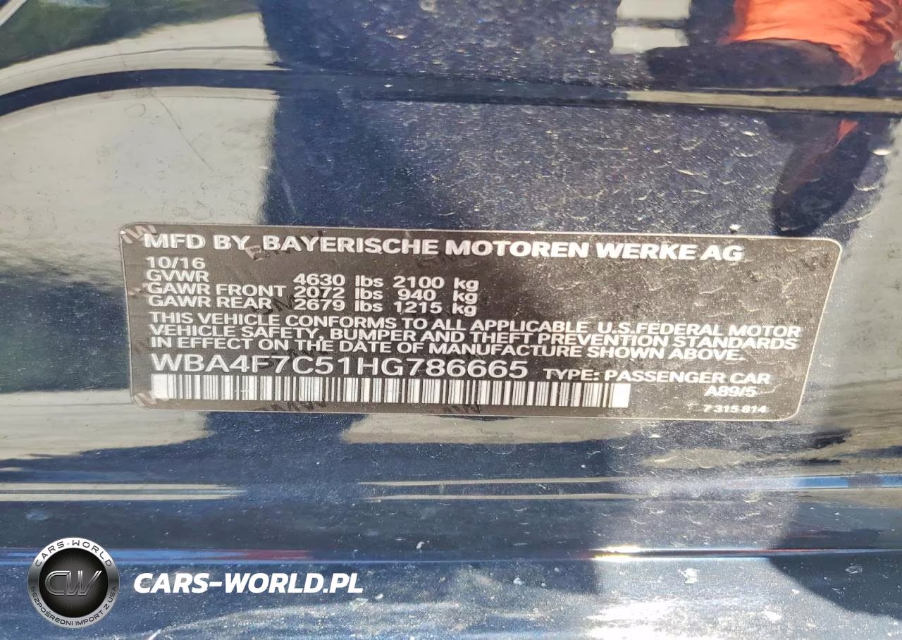 2017 BMW 430I Gran Coupe VIN:WBA4F7C51HG786665 - 12
