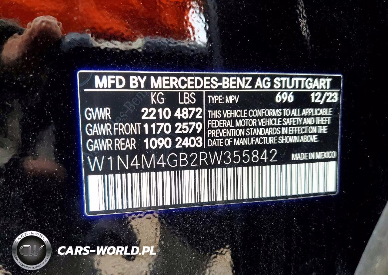 2024 Mercedes-Benz Glb VIN:W1N4M4GB2RW355842 - 14