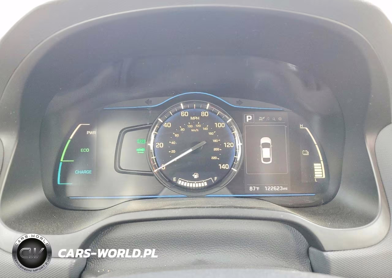 2017 Hyundai Ioniq Blue VIN:KMHC65LC5HU035986 - 9