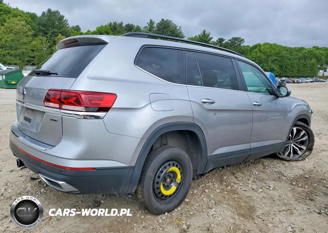 2022 Volkswagen Atlas Se VIN:1V2KR2CA0NC561589 - 3