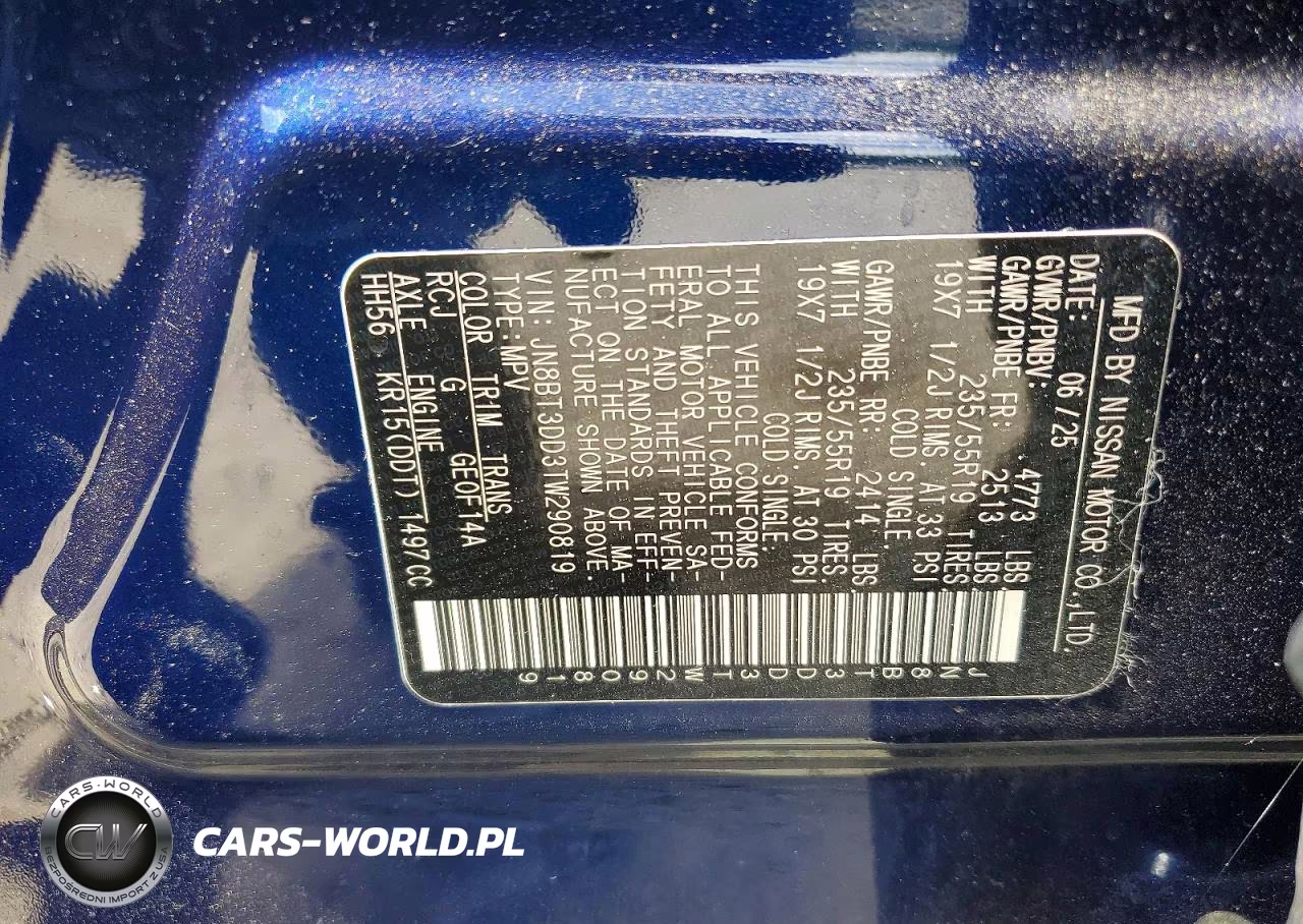 2026 Nissan Rogue Platinum VIN:JN8BT3DD3TW290819 - 14