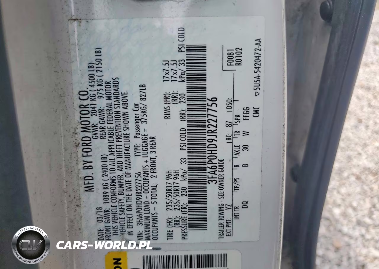 2018 Ford Fusion Se VIN:3FA6P0HD9JR227756 - 12