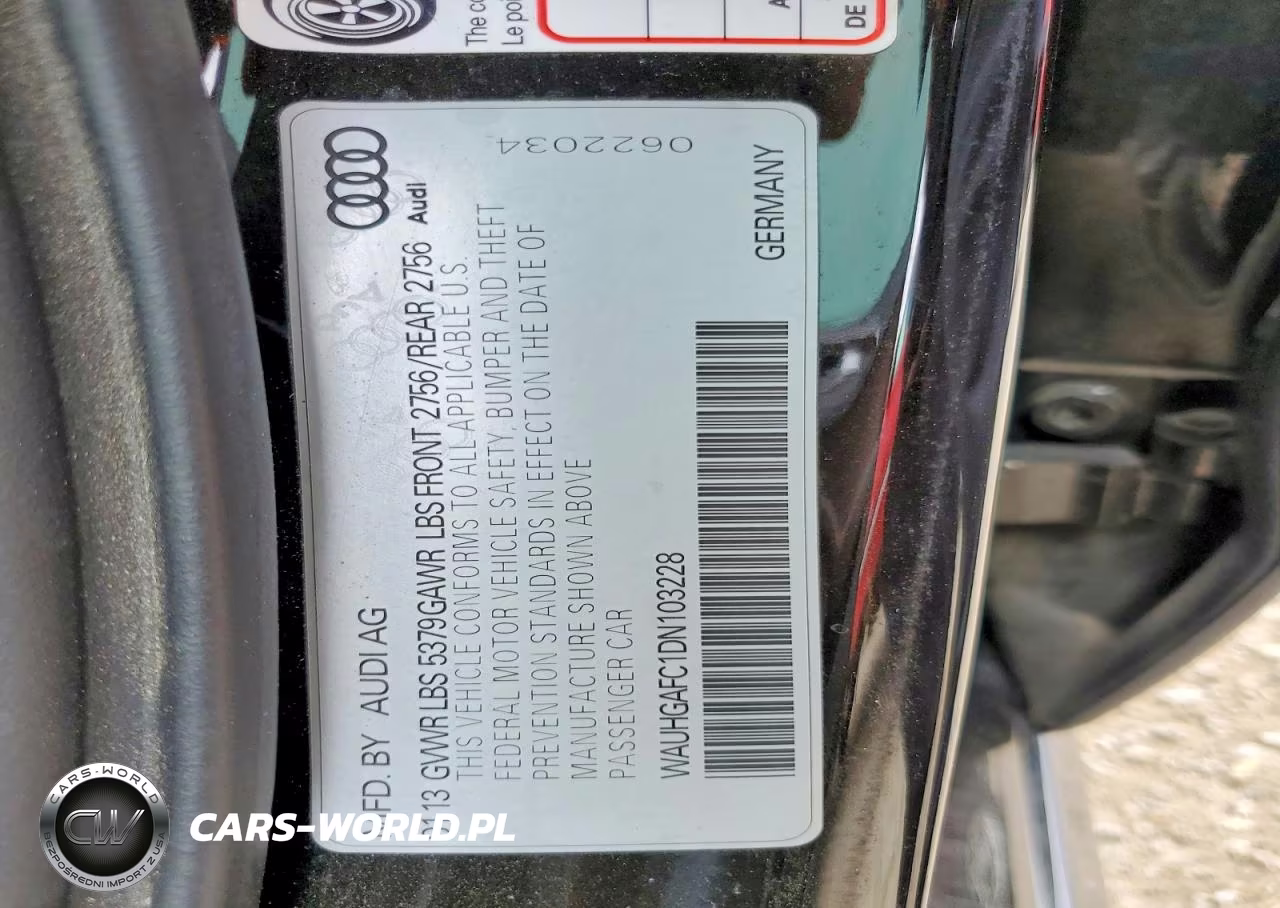 2013 Audi A6 Prestige VIN:WAUHGAFC1DN103228 - 12