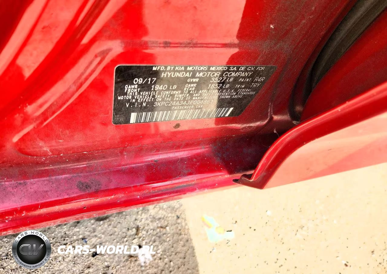 2018 Hyundai Accent Se VIN:3KPC24A34JE004861 - 12