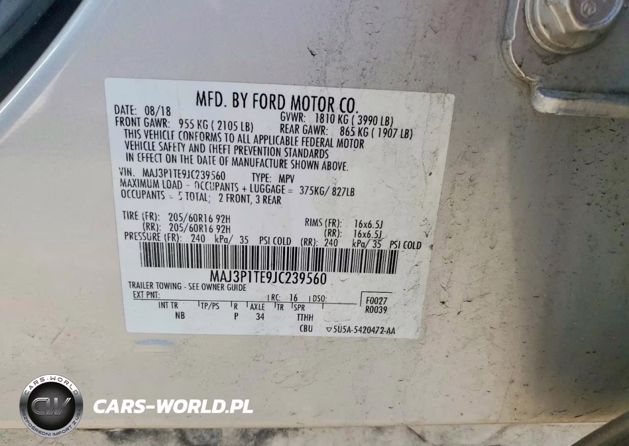 2018 Ford Ecosport Se VIN:MAJ3P1TE9JC239560 - 13
