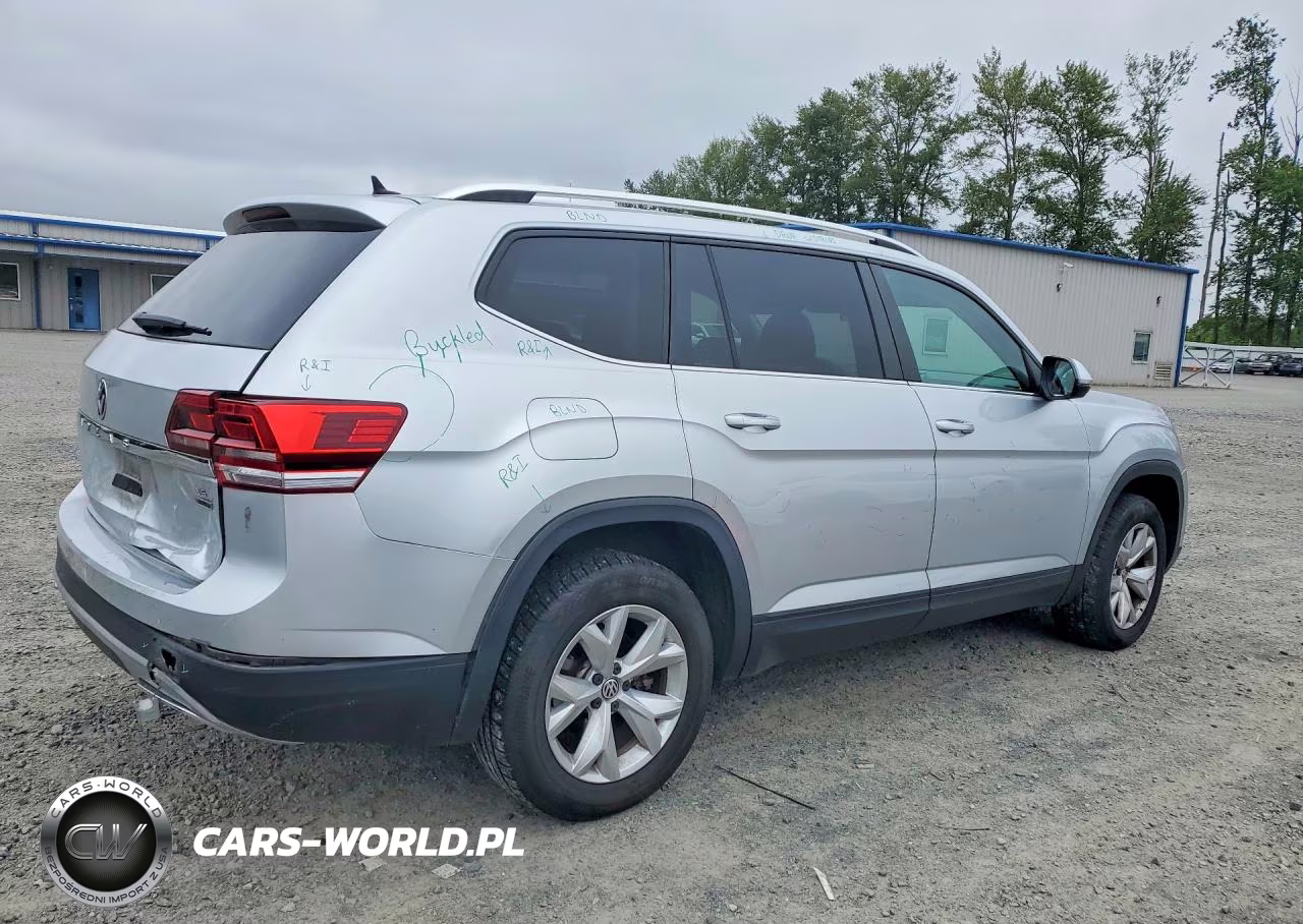 2019 Volkswagen Atlas Se VIN:1V2LR2CA7KC515144 - 3