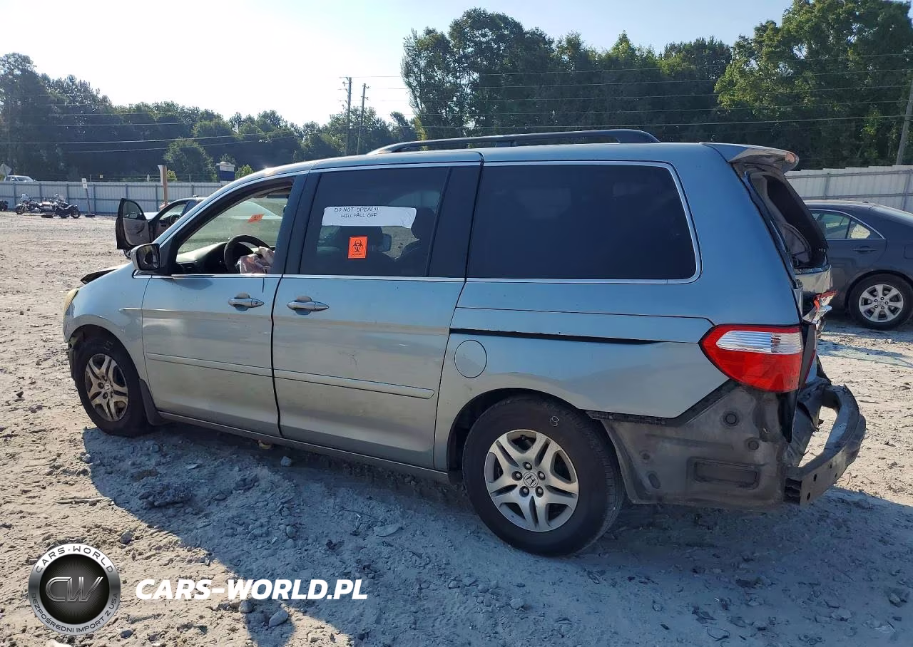 2007 Honda Odyssey Exl VIN:5FNRL38687B074240 - 2