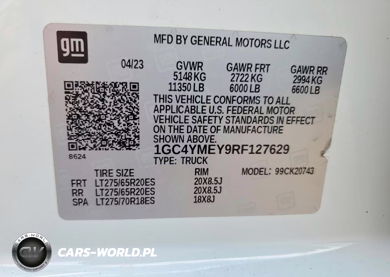 2024 Chevrolet Silverado K2500 Custom VIN:1GC4YMEY9RF127629 - 12