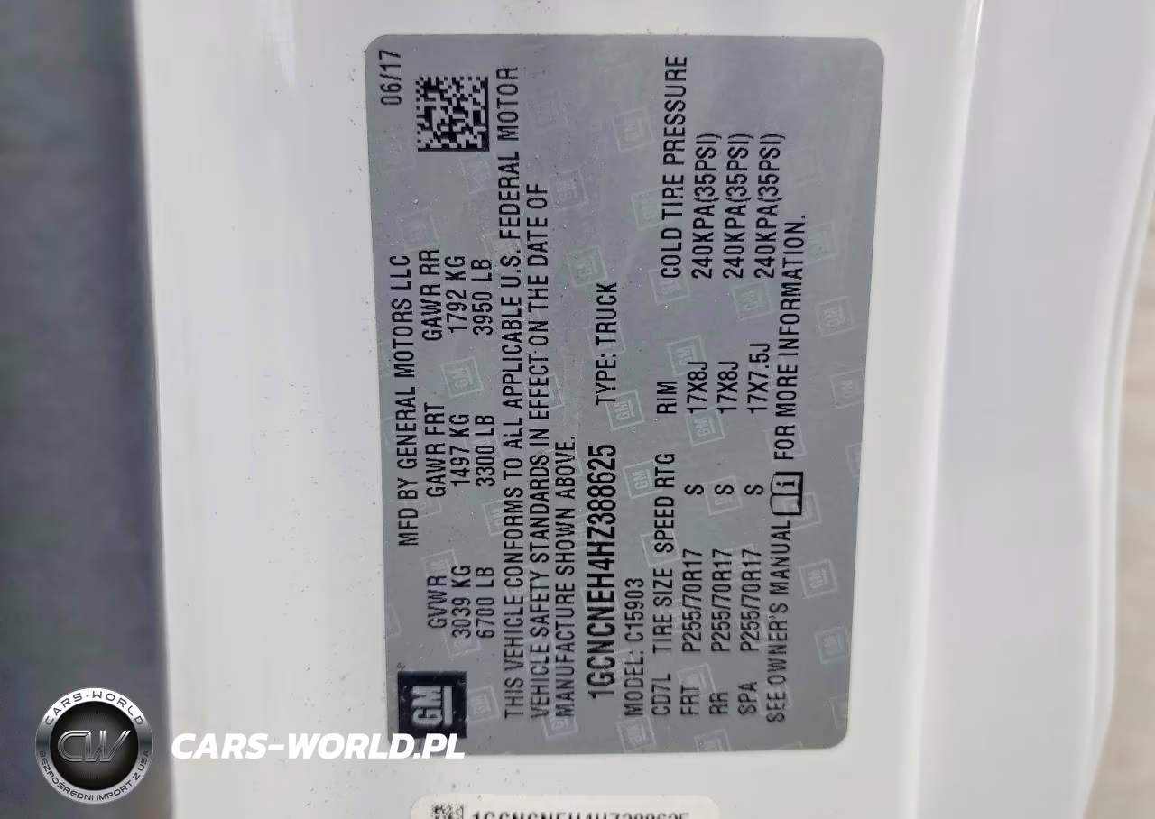 2017 Chevrolet Silverado C1500 VIN:1GCNCNEH4HZ388625 - 13