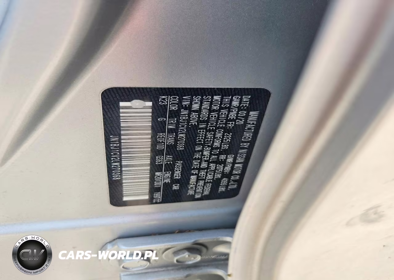 2020 Nissan Rogue Sport S VIN:JN1BJ1CV2LW270368 - 13