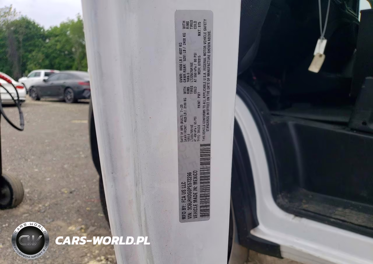 2023 Ram Promaster 2500 Ambulance VIN:3C6LRVDG0PE572296 - 13