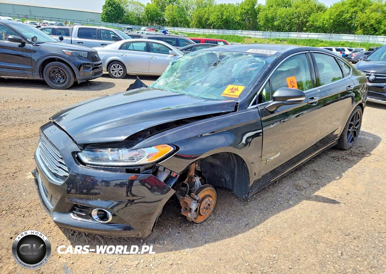 2014 Ford Fusion Titanium Hev VIN:3FA6P0RU2ER128166 - 1