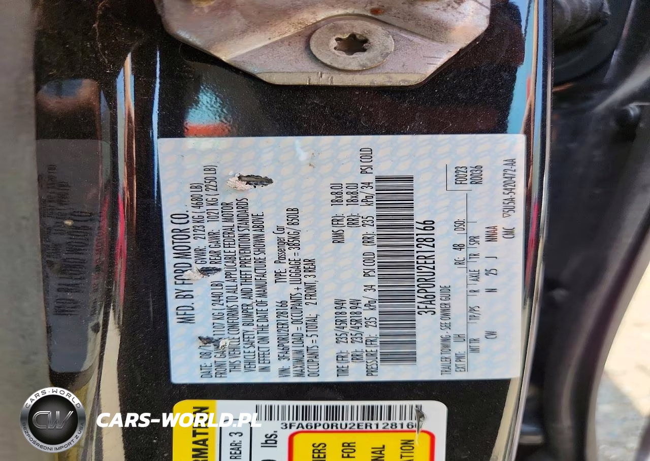 2014 Ford Fusion Titanium Hev VIN:3FA6P0RU2ER128166 - 13
