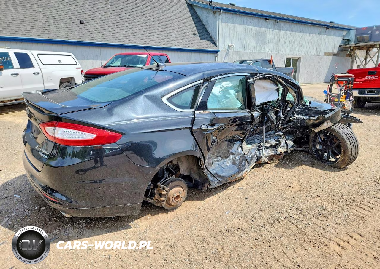 2014 Ford Fusion Titanium Hev VIN:3FA6P0RU2ER128166 - 3