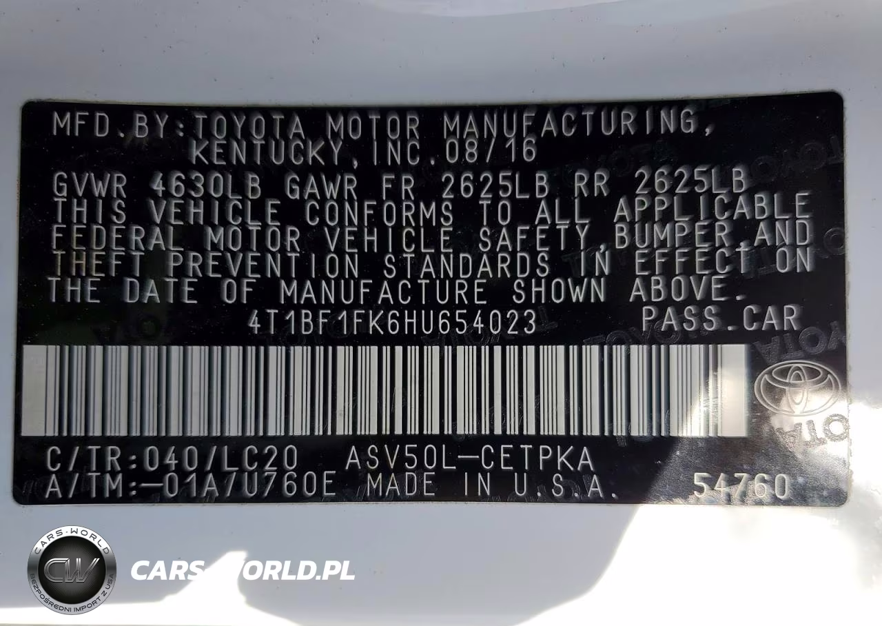 2017 Toyota Camry Xse VIN:4T1BF1FK6HU654023 - 13
