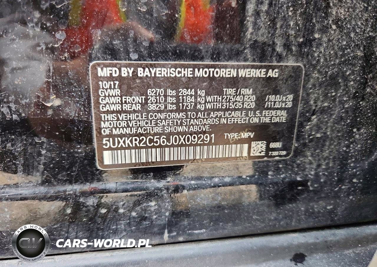2018 BMW X5 Sdrive35I VIN:5UXKR2C56J0X09291 - 13