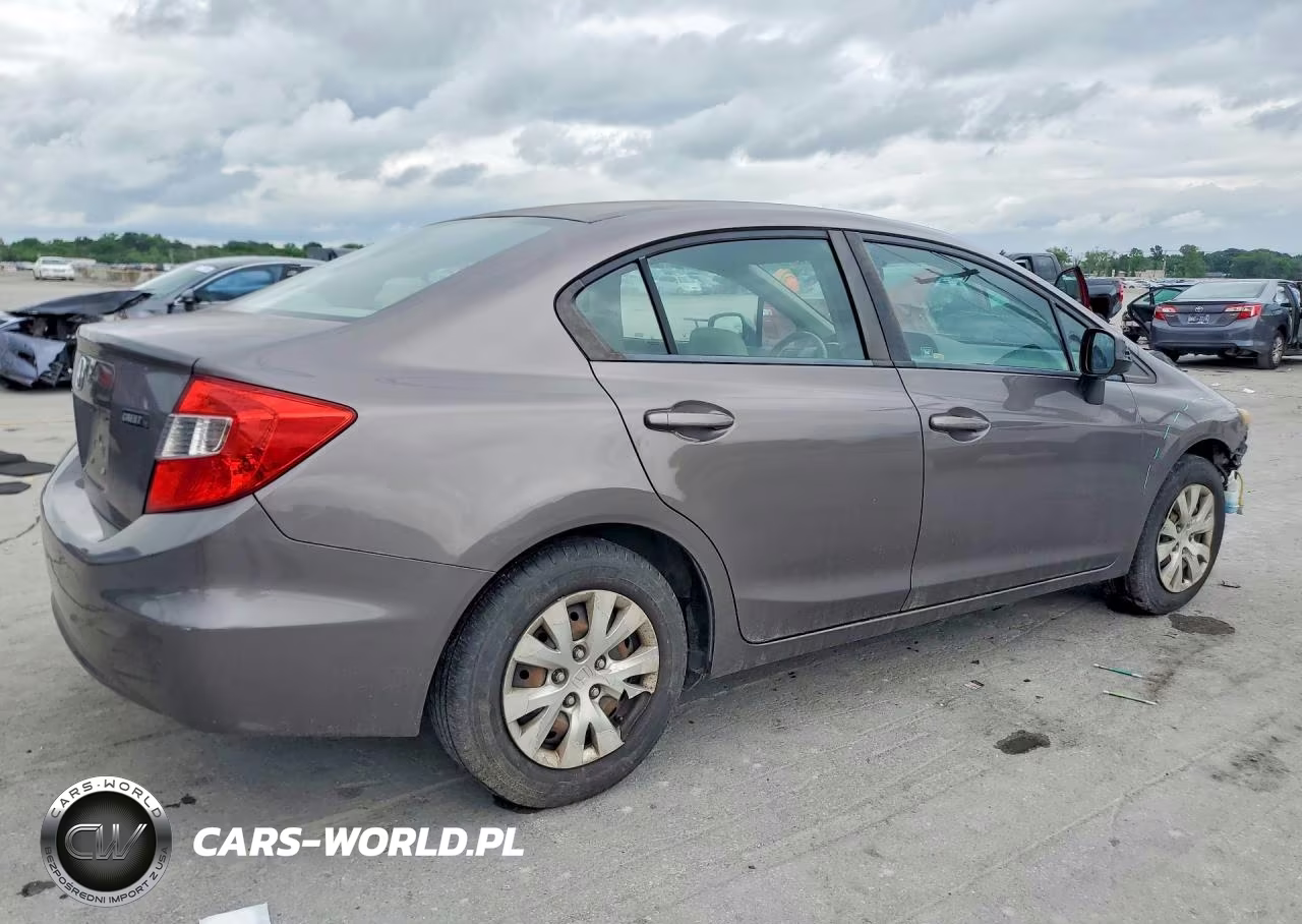 2012 Honda Civic Lx VIN:19XFB2F53CE099234 - 3