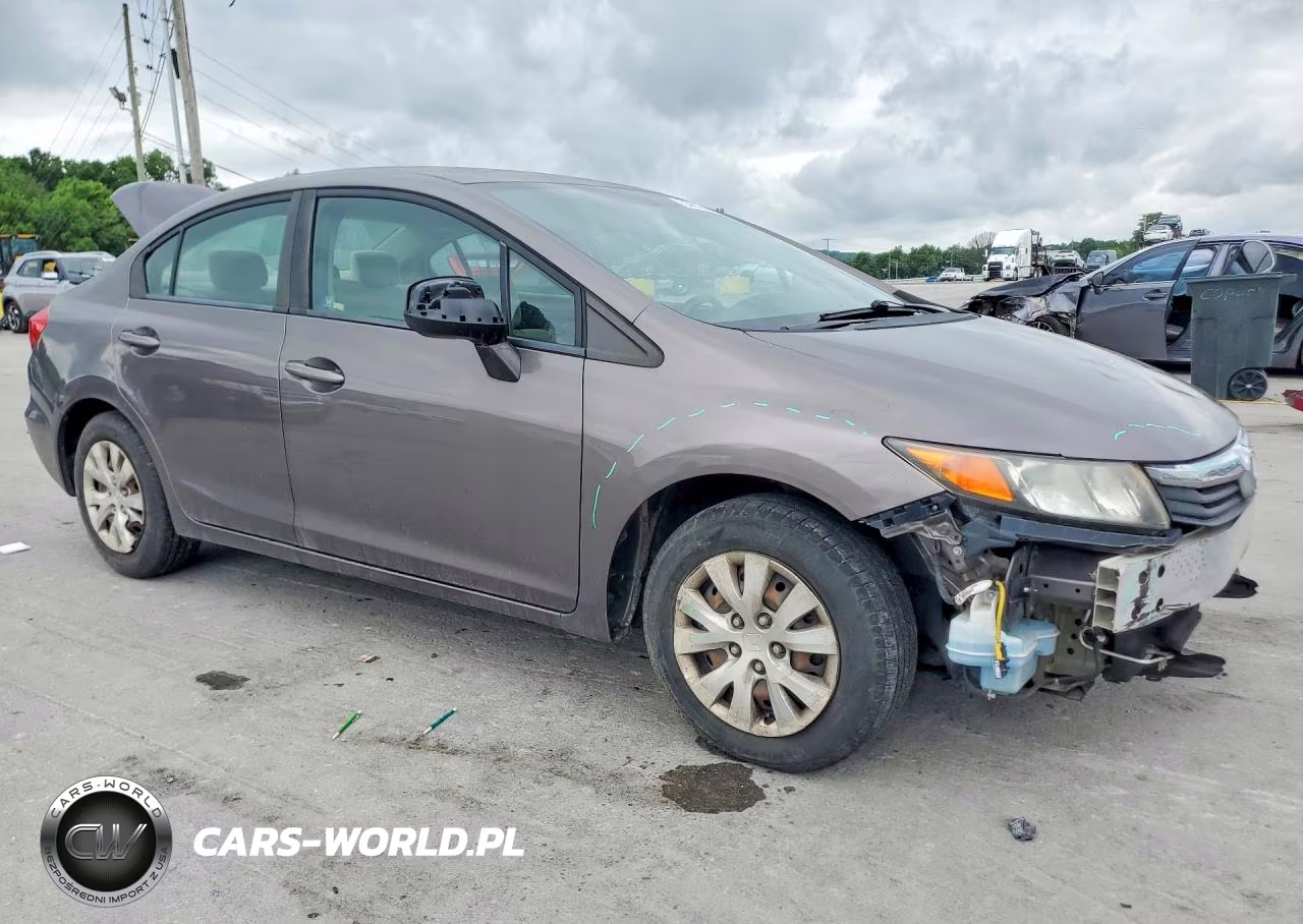 2012 Honda Civic Lx VIN:19XFB2F53CE099234 - 4