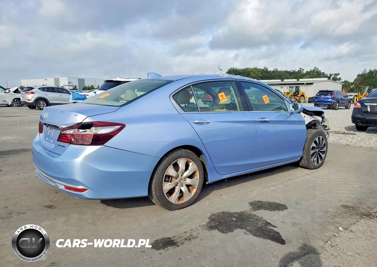 2017 Honda Accord Hybrid Exl VIN:JHMCR6F56HC007858 - 3