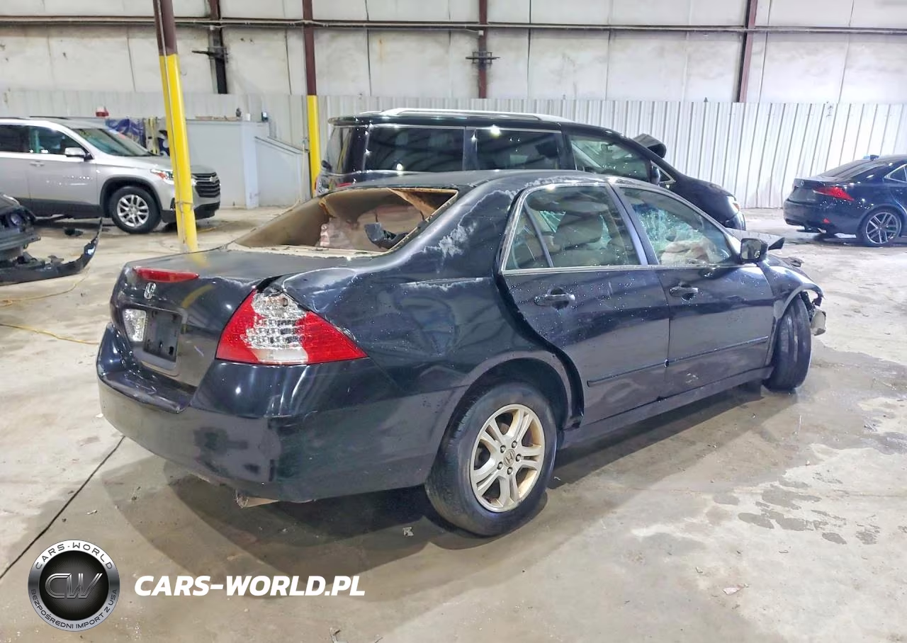 2007 Honda Accord Ex VIN:1HGCM567X7A220013 - 3