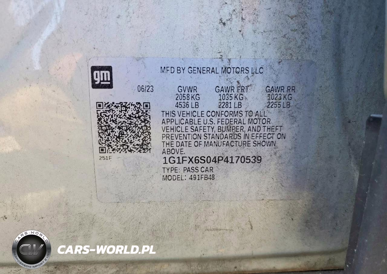 2023 Chevrolet Bolt Ev 2Lt VIN:1G1FX6S04P4170539 - 14