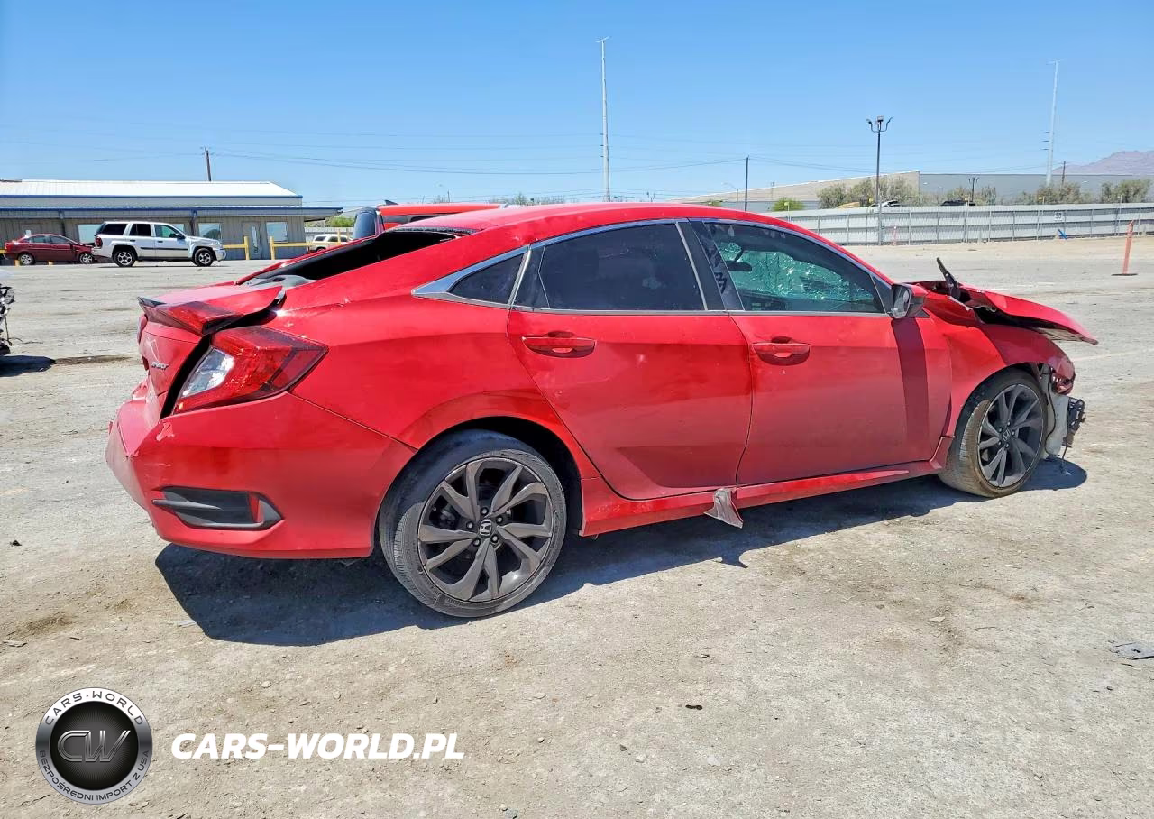 2020 Honda Civic Sport VIN:2HGFC2F81LH556734 - 3
